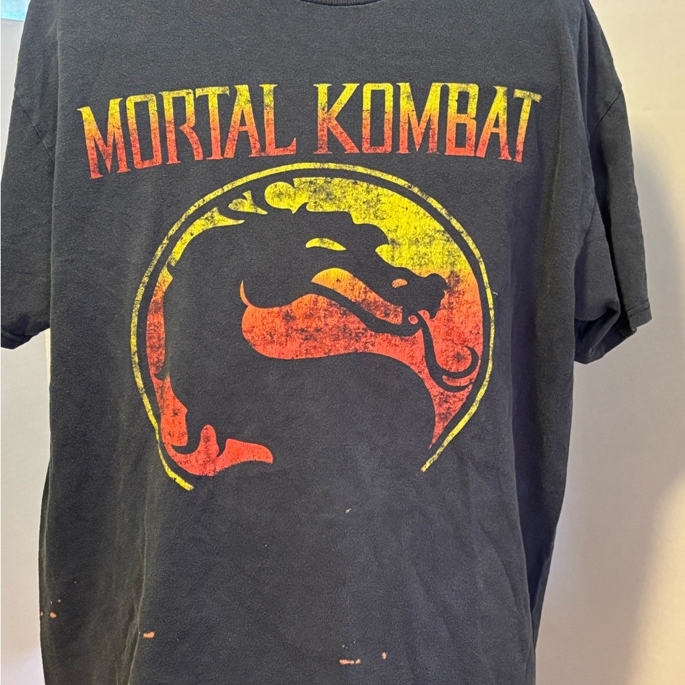 Mortal Kombat Black Graphic Tee